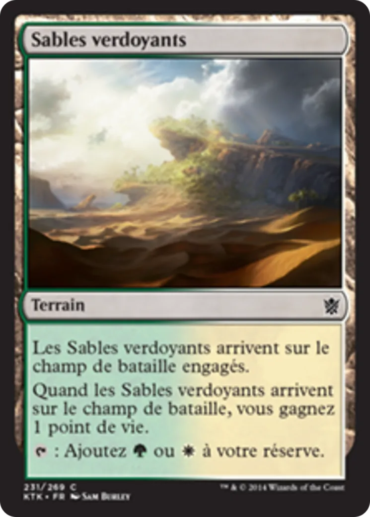 Sables verdoyants — Khans of Tarkir — Magic: The Gathering