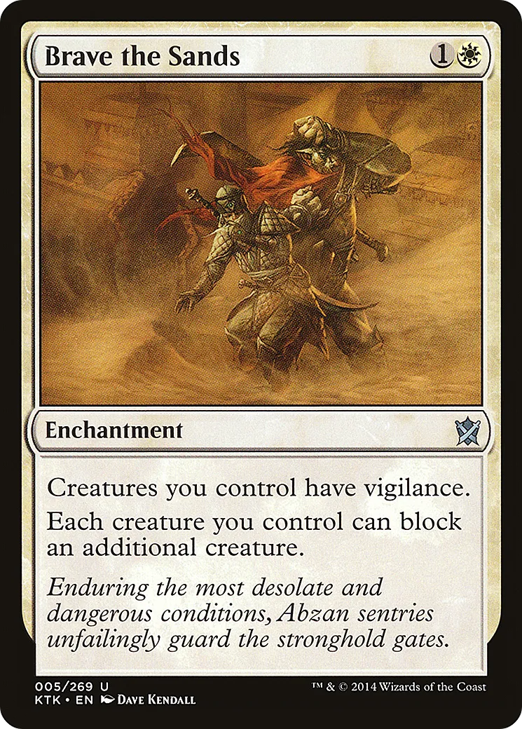 Brave the Sands — Khans of Tarkir — Magic: The Gathering