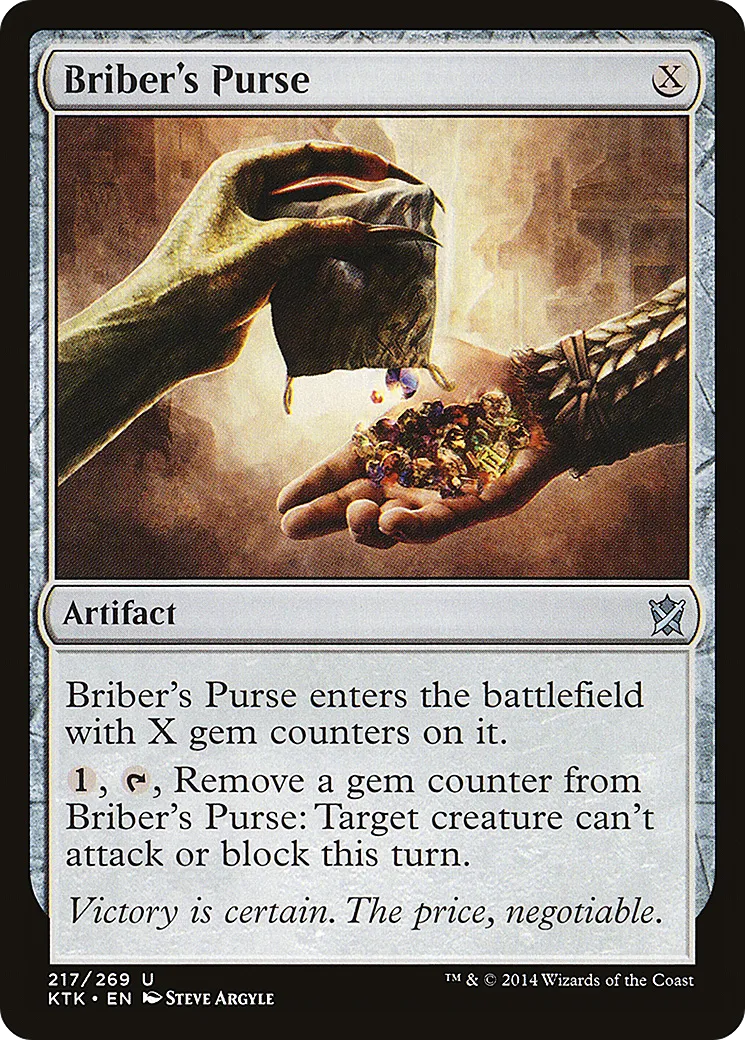 Briber's Purse — Khans of Tarkir — Magic: The Gathering