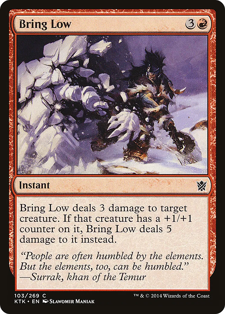 Mettre à bas — Khans of Tarkir — Magic: The Gathering