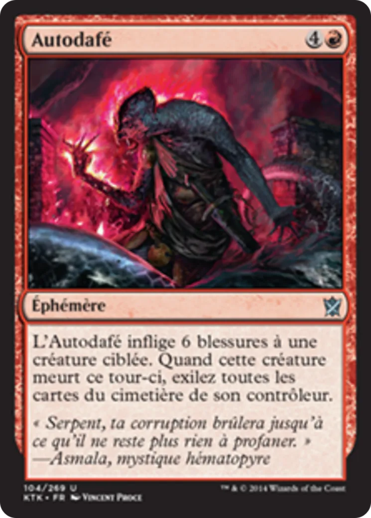 Autodafé — Khans of Tarkir — Magic: The Gathering