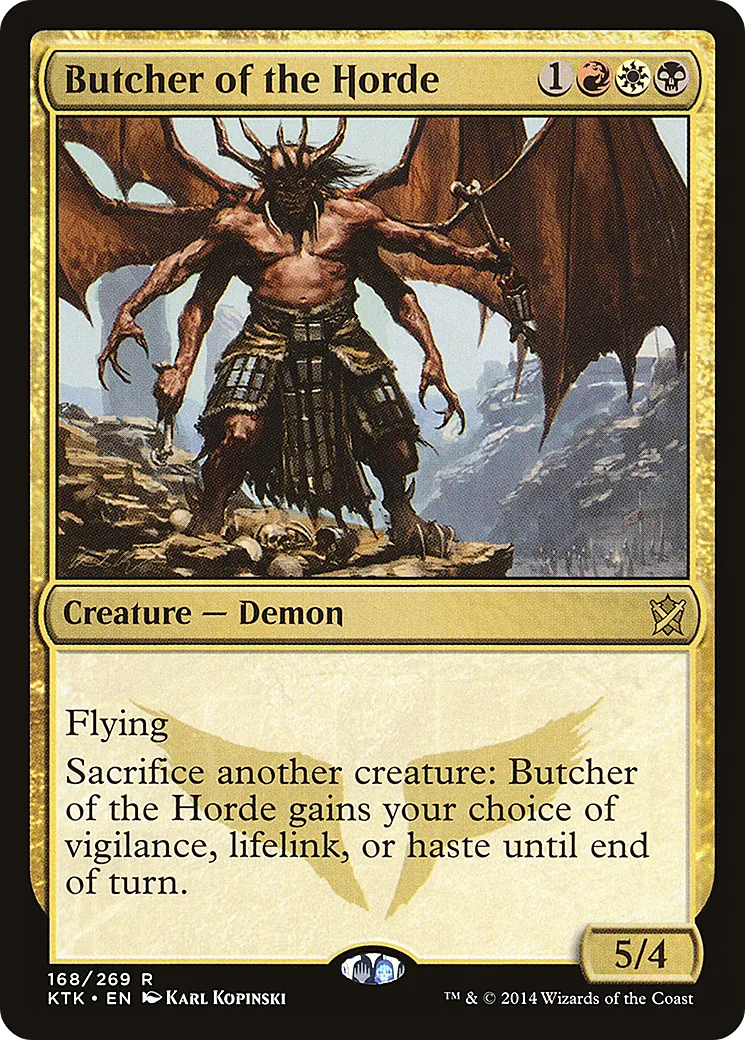 Butcher of the Horde — Khans of Tarkir — Magic: The Gathering