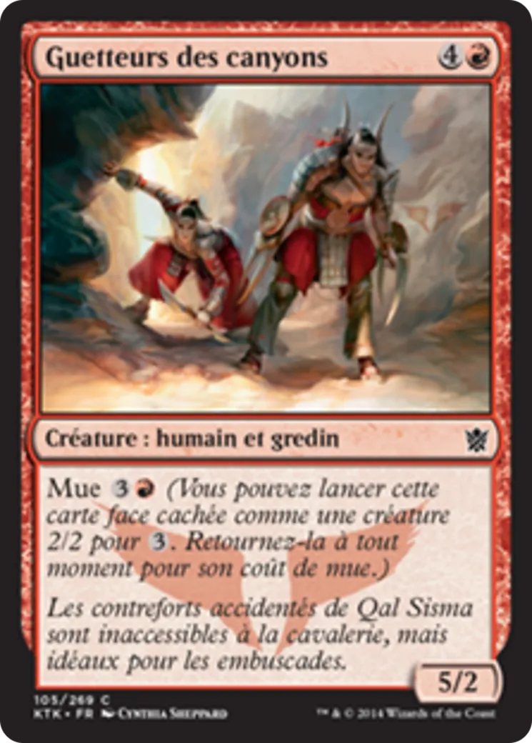 Guetteurs des canyons — Khans of Tarkir — Magic: The Gathering