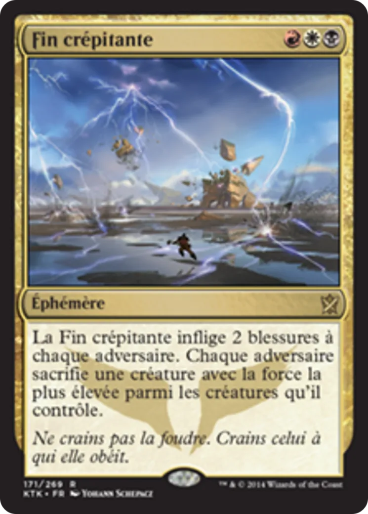 Fin crépitante — Khans of Tarkir — Magic: The Gathering