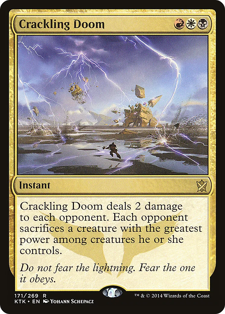 Fin crépitante — Khans of Tarkir — Magic: The Gathering