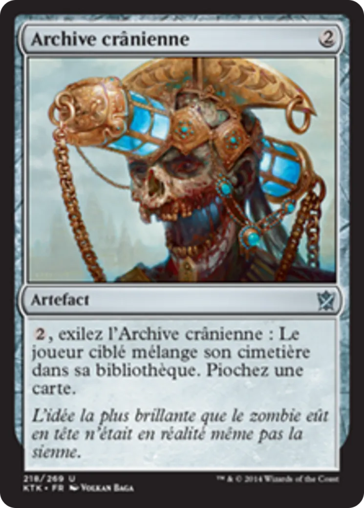 Archive crânienne — Khans of Tarkir — Magic: The Gathering