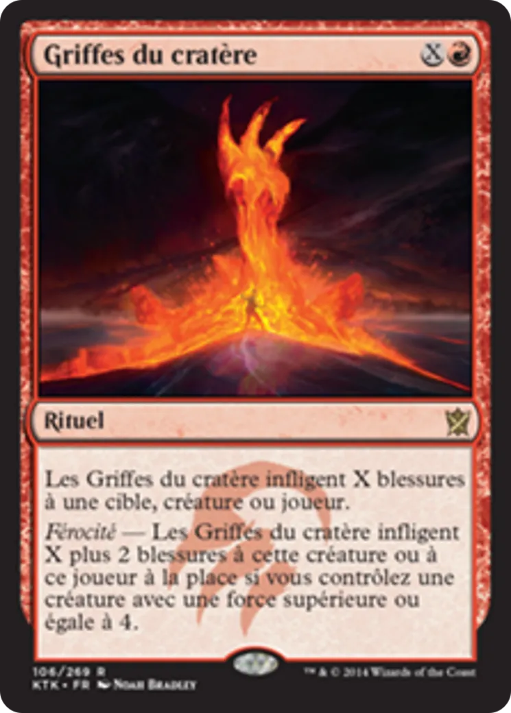 Griffes du cratère — Khans of Tarkir — Magic: The Gathering