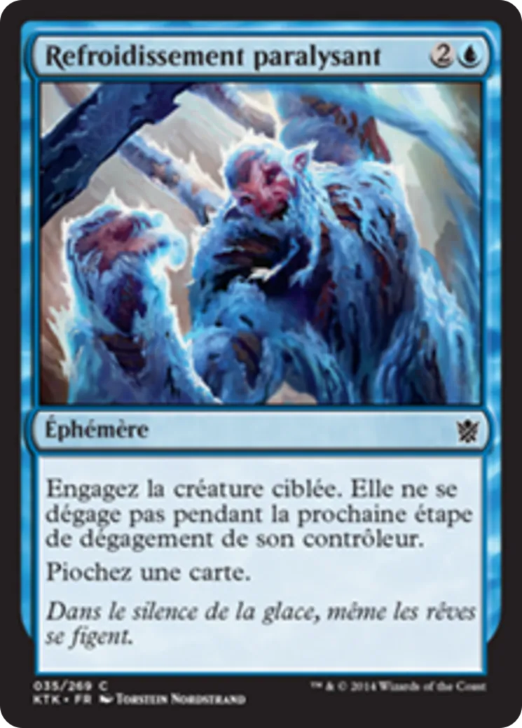 Refroidissement paralysant — Khans of Tarkir — Magic: The Gathering