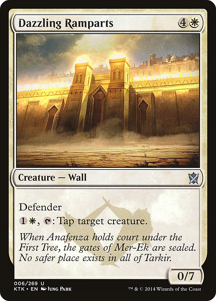 Dazzling Ramparts — Khans of Tarkir — Magic: The Gathering