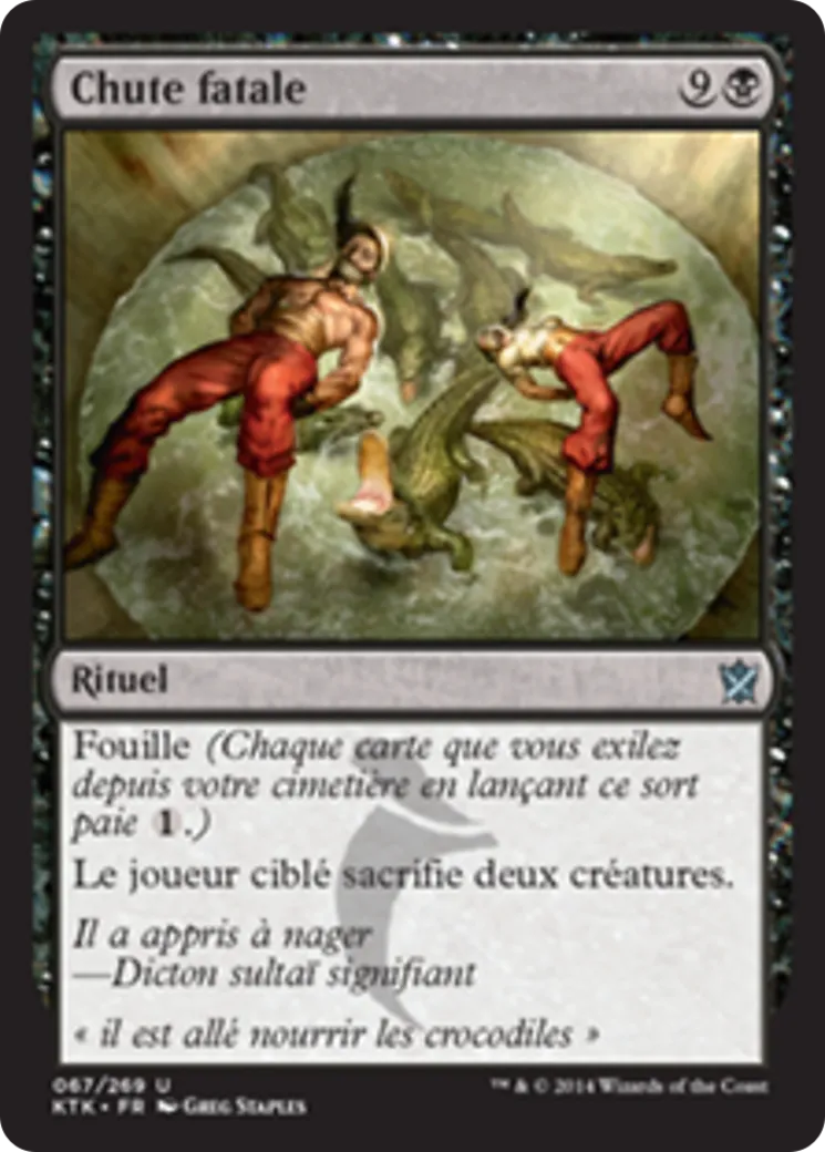 Chute fatale — Khans of Tarkir — Magic: The Gathering