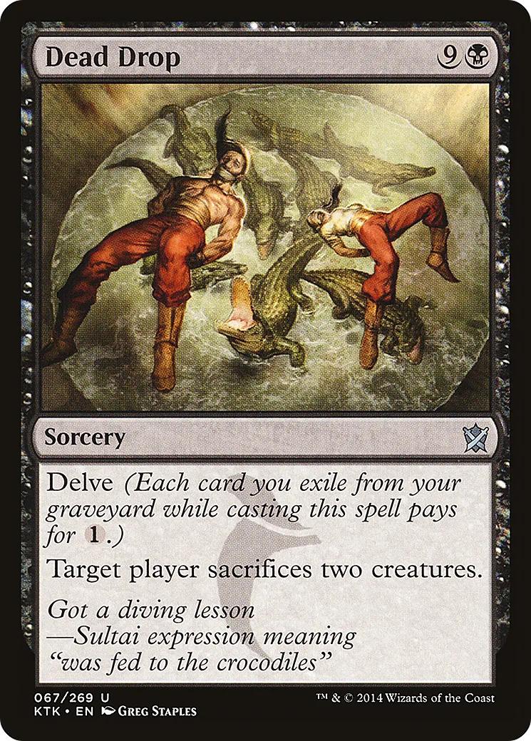 Dead Drop — Khans of Tarkir — Magic: The Gathering