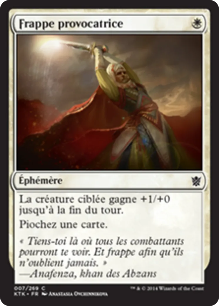 Frappe provocatrice — Khans of Tarkir — Magic: The Gathering