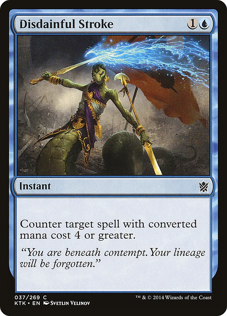 Disdainful Stroke — Khans of Tarkir — Magic: The Gathering