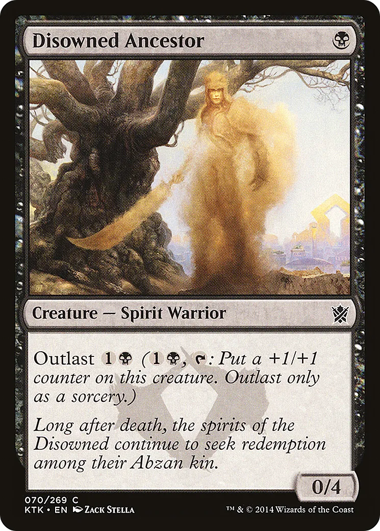 Ancêtre désavoué — Khans of Tarkir — Magic: The Gathering