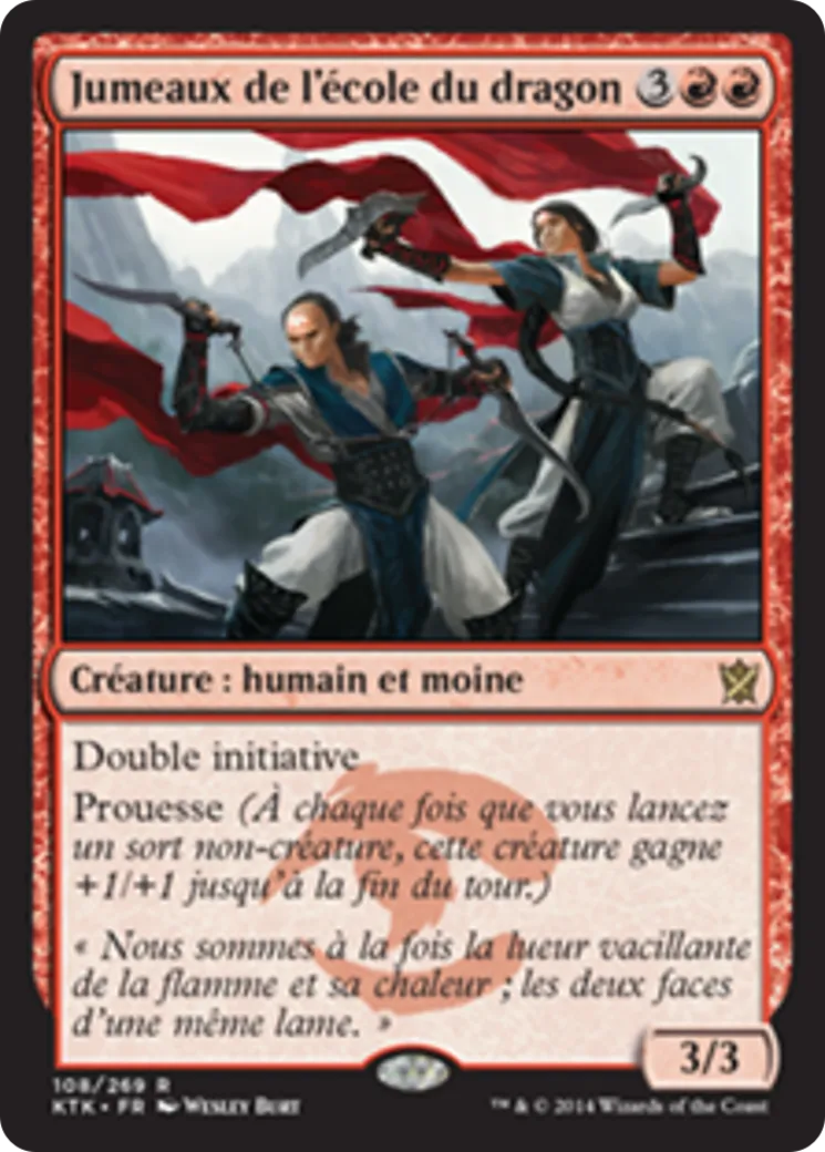 Jumeaux de l'école du dragon — Khans of Tarkir — Magic: The Gathering