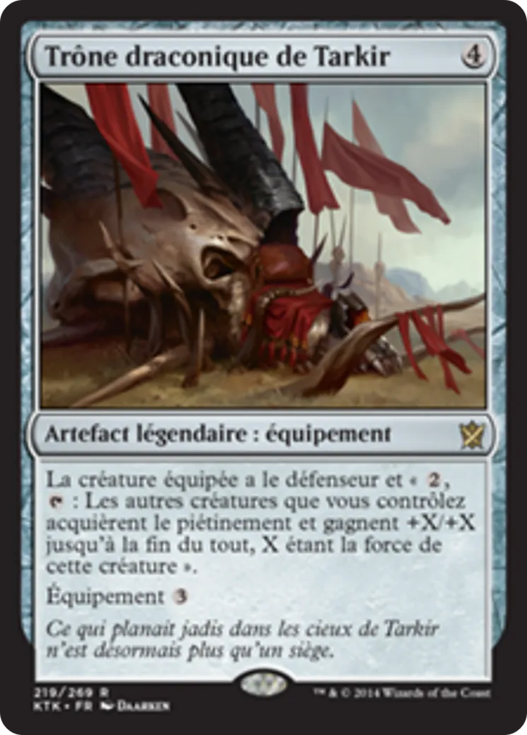 Trône draconique de Tarkir — Khans of Tarkir — Magic: The Gathering