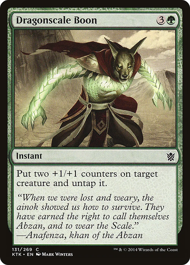 Dragonscale Boon — Khans of Tarkir — Magic: The Gathering