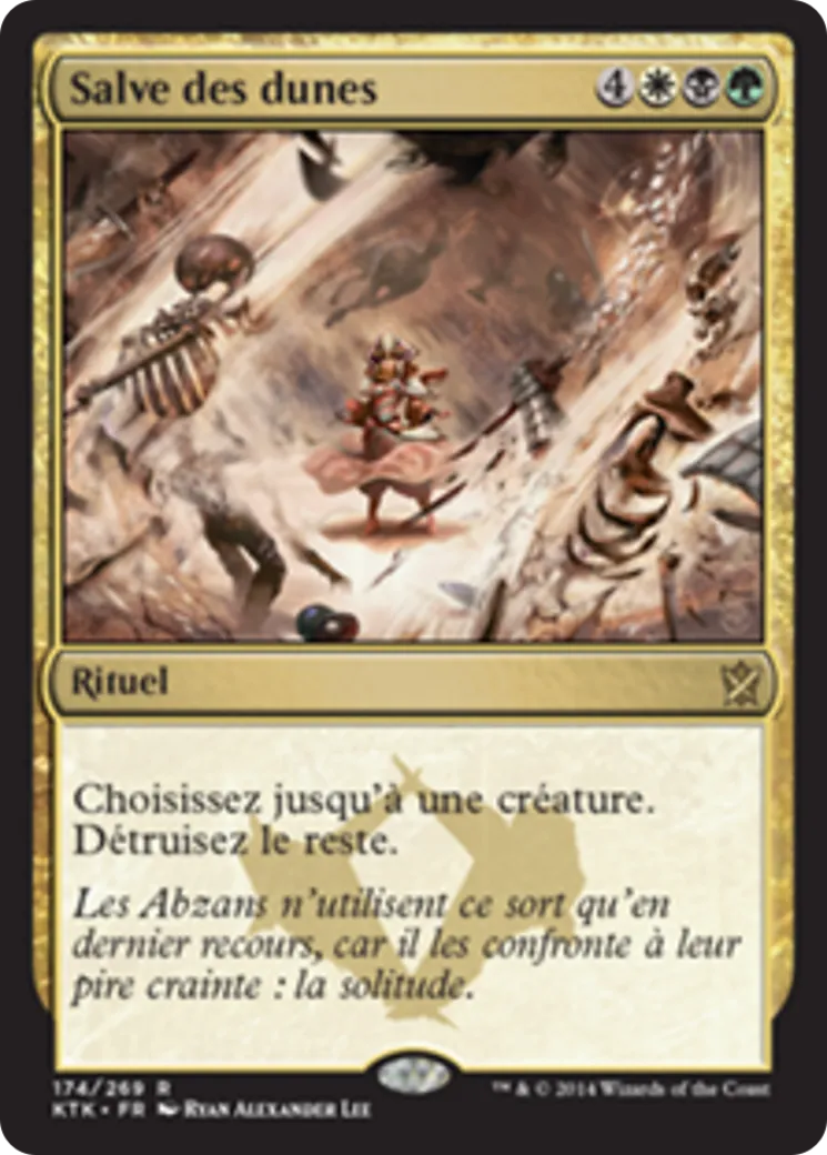 Salve des dunes — Khans of Tarkir — Magic: The Gathering