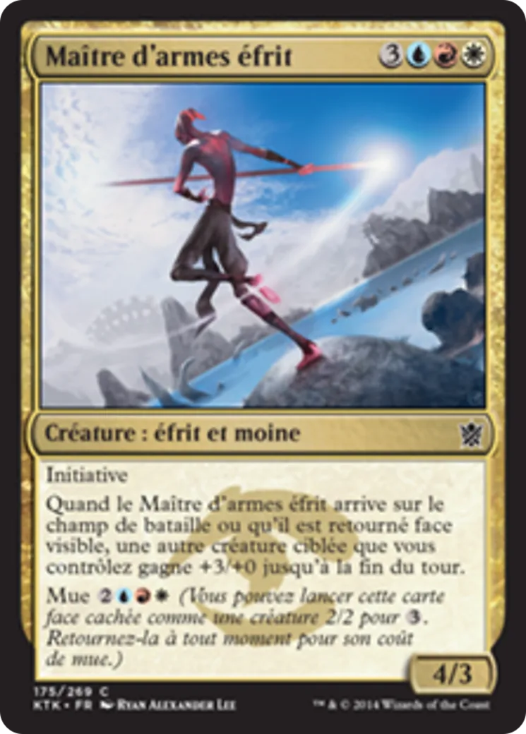 Maître d'armes éfrit — Khans of Tarkir — Magic: The Gathering