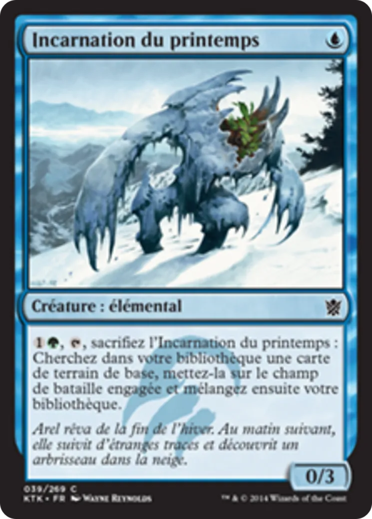 Incarnation du printemps — Khans of Tarkir — Magic: The Gathering