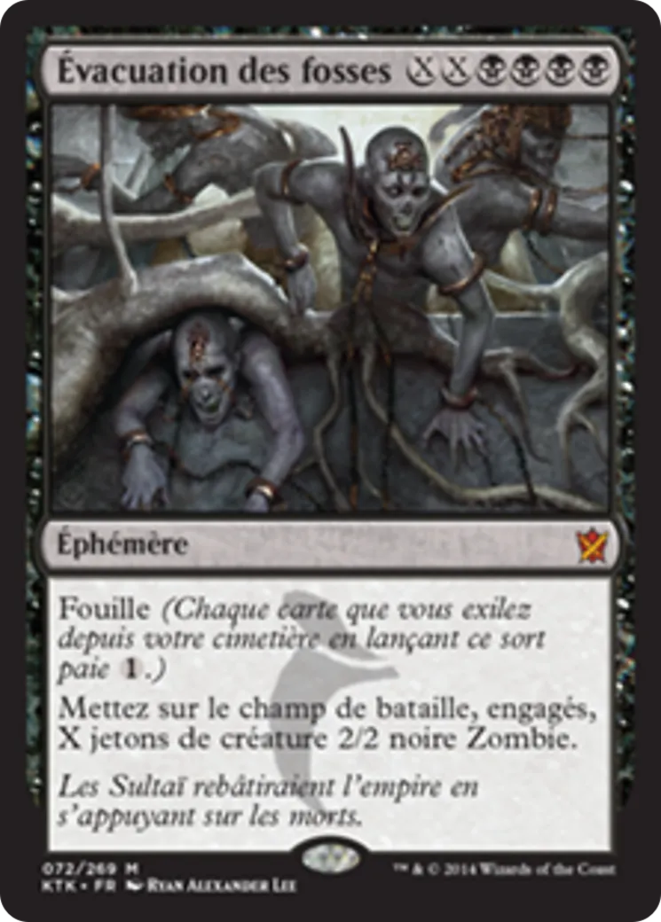 Évacuation des fosses — Khans of Tarkir — Magic: The Gathering
