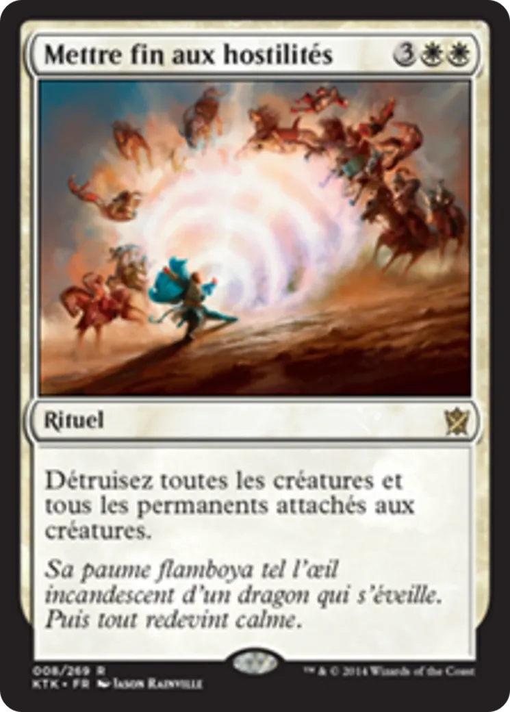 Mettre fin aux hostilités — Khans of Tarkir — Magic: The Gathering