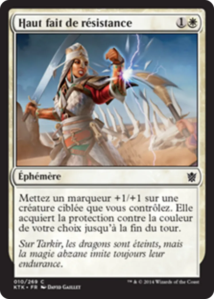 Haut fait de résistance — Khans of Tarkir — Magic: The Gathering
