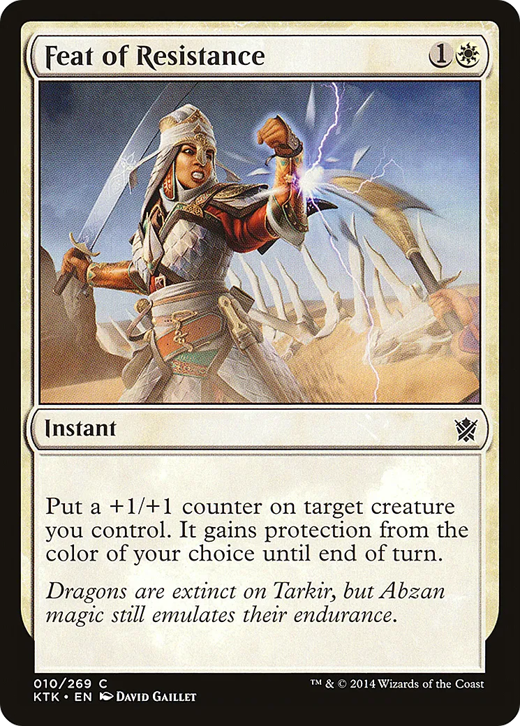 Haut fait de résistance — Khans of Tarkir — Magic: The Gathering