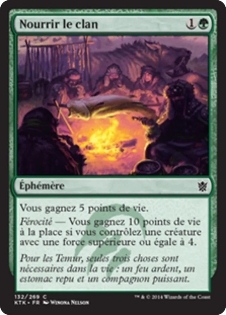 Nourrir le clan — Khans of Tarkir — Magic: The Gathering