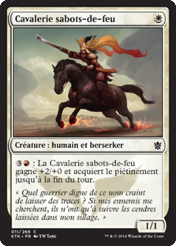 Cavalerie sabots-de-feu — Khans of Tarkir — Magic: The Gathering