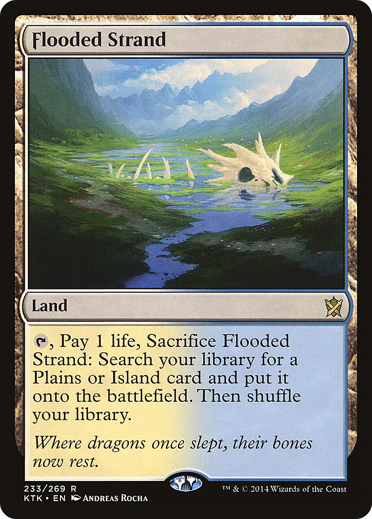 Grève inondée — Khans of Tarkir — Magic: The Gathering