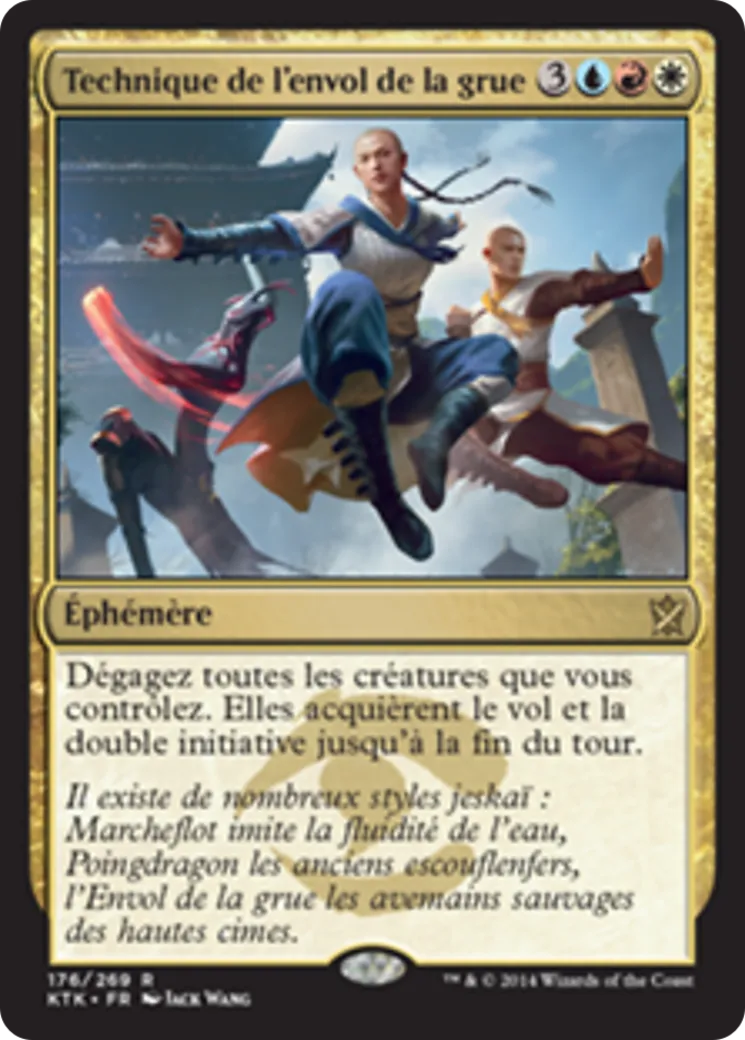 Technique de l'envol de la grue — Khans of Tarkir — Magic: The Gathering