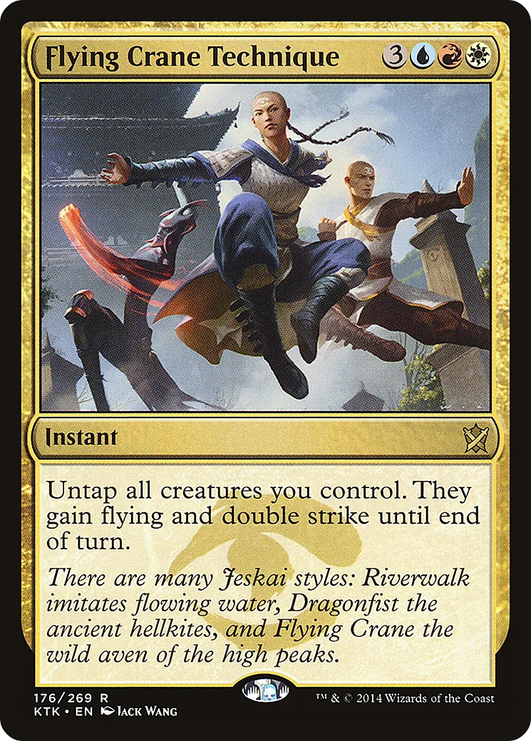 Technique de l'envol de la grue — Khans of Tarkir — Magic: The Gathering