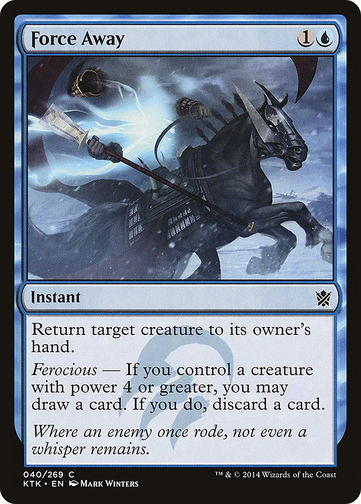 Force Away — Khans of Tarkir — Magic: The Gathering