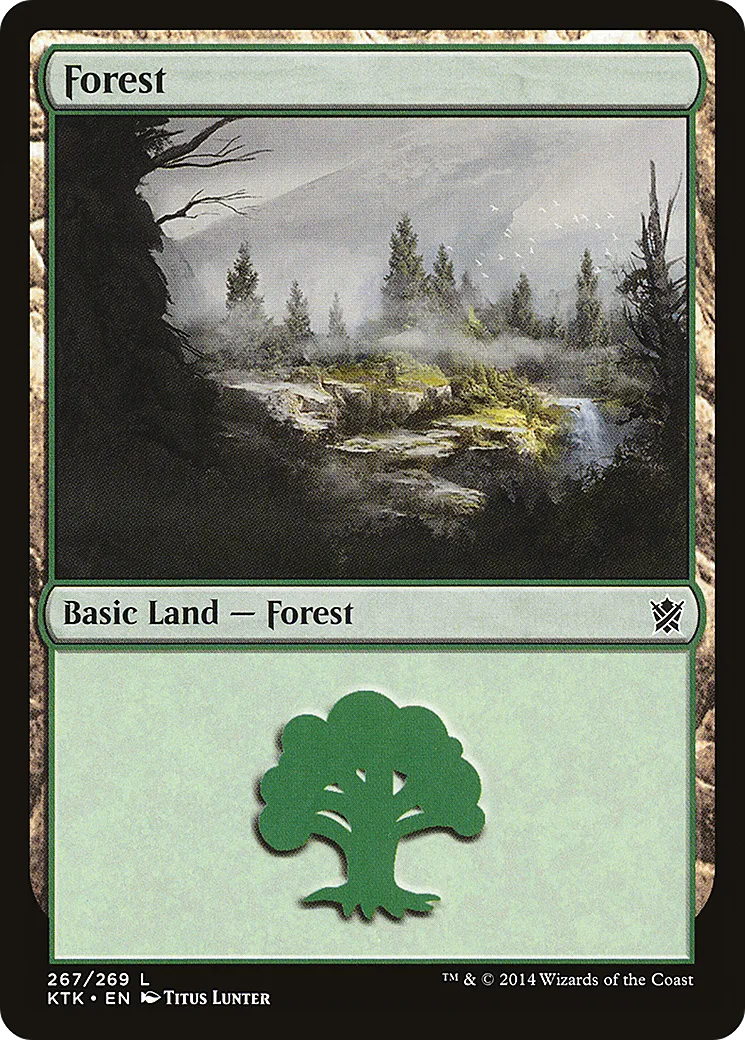 Forest — Khans of Tarkir — Magic: The Gathering