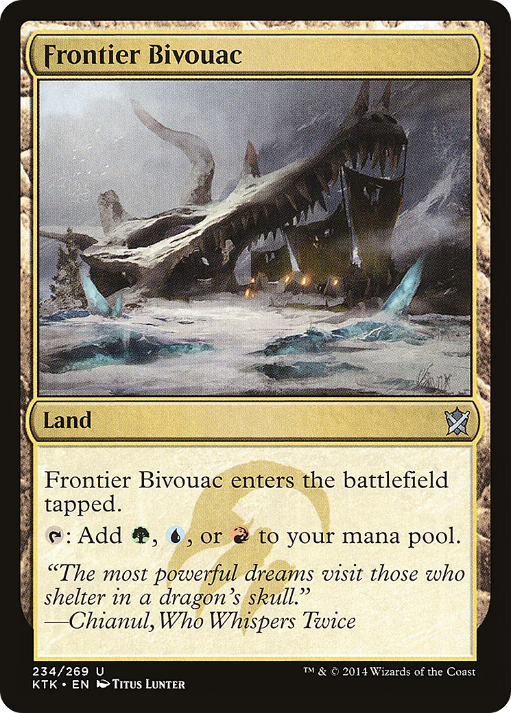Bivouac de frontière — Khans of Tarkir — Magic: The Gathering