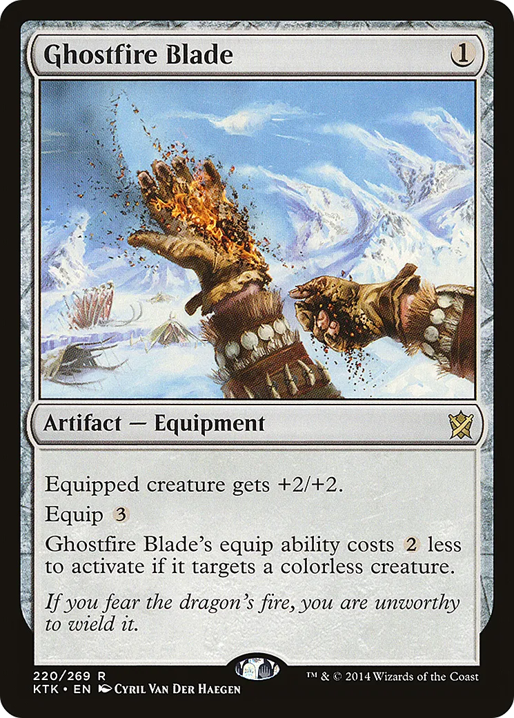 Lame d'ectofeu — Khans of Tarkir — Magic: The Gathering