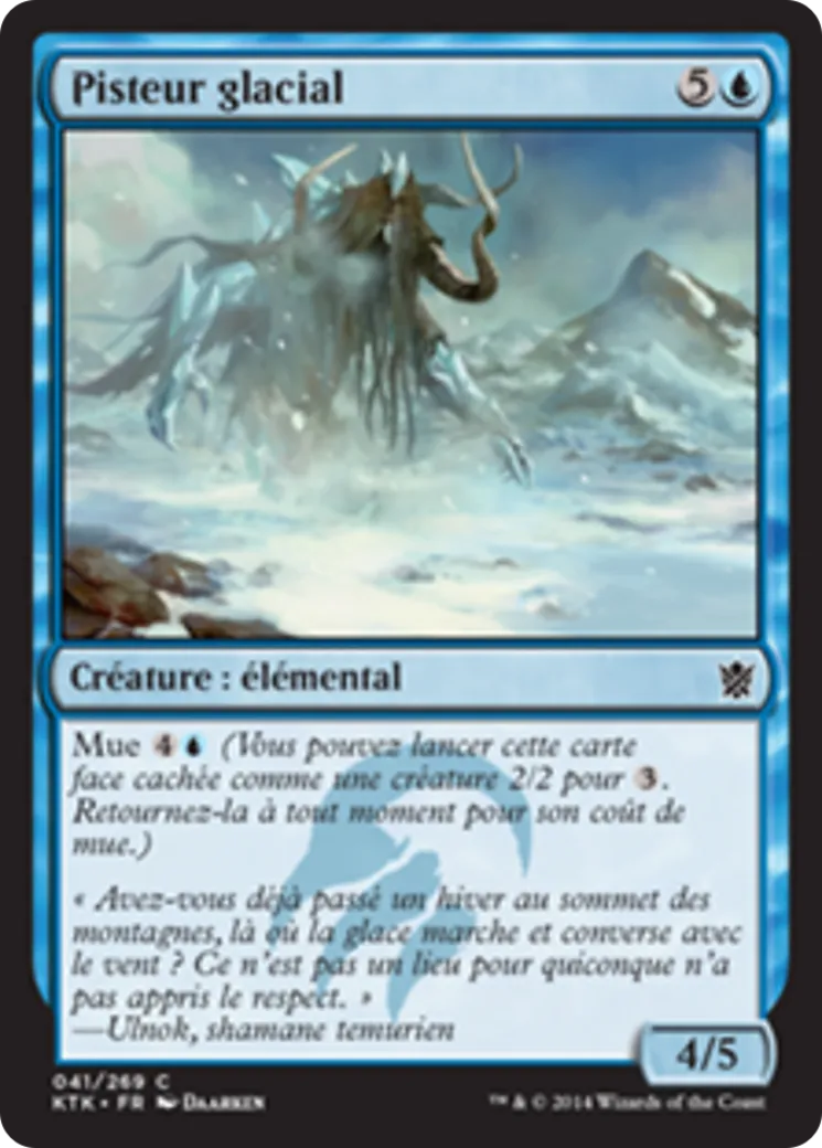 Pisteur glacial — Khans of Tarkir — Magic: The Gathering
