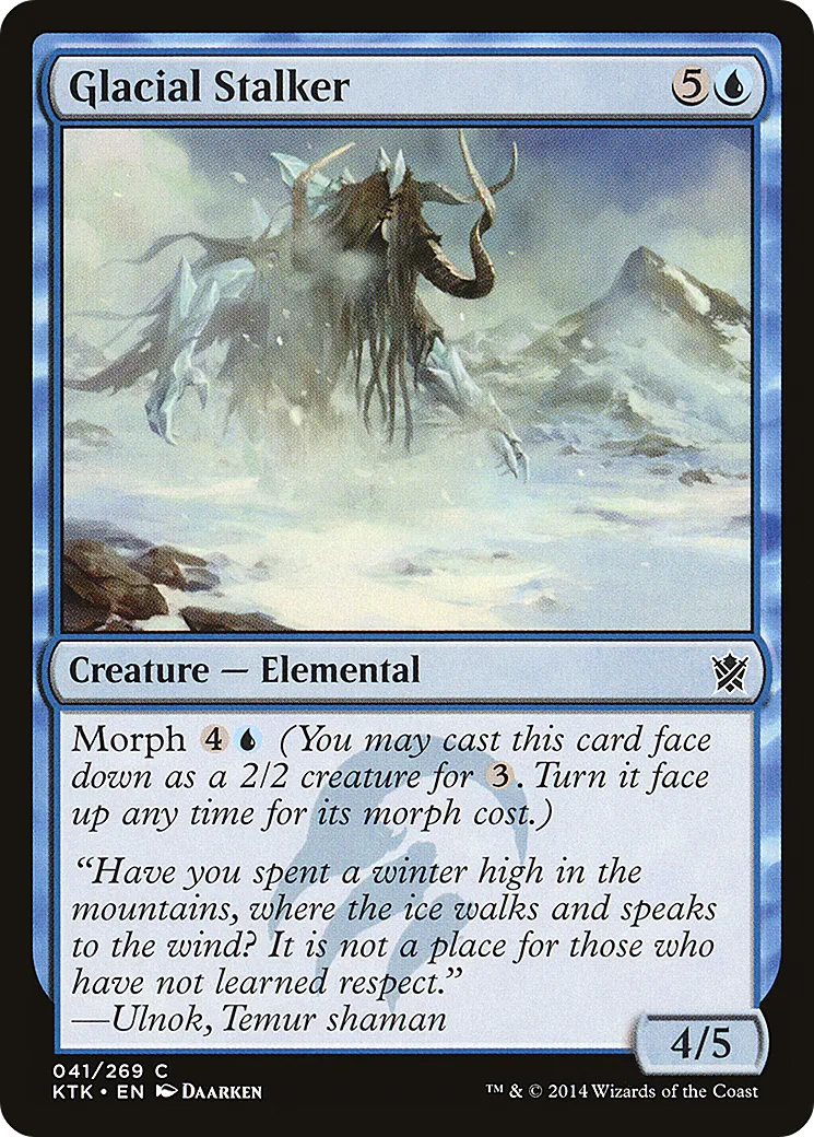 Glacial Stalker — Khans of Tarkir — Magic: The Gathering