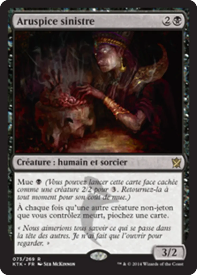 Aruspice sinistre — Khans of Tarkir — Magic: The Gathering