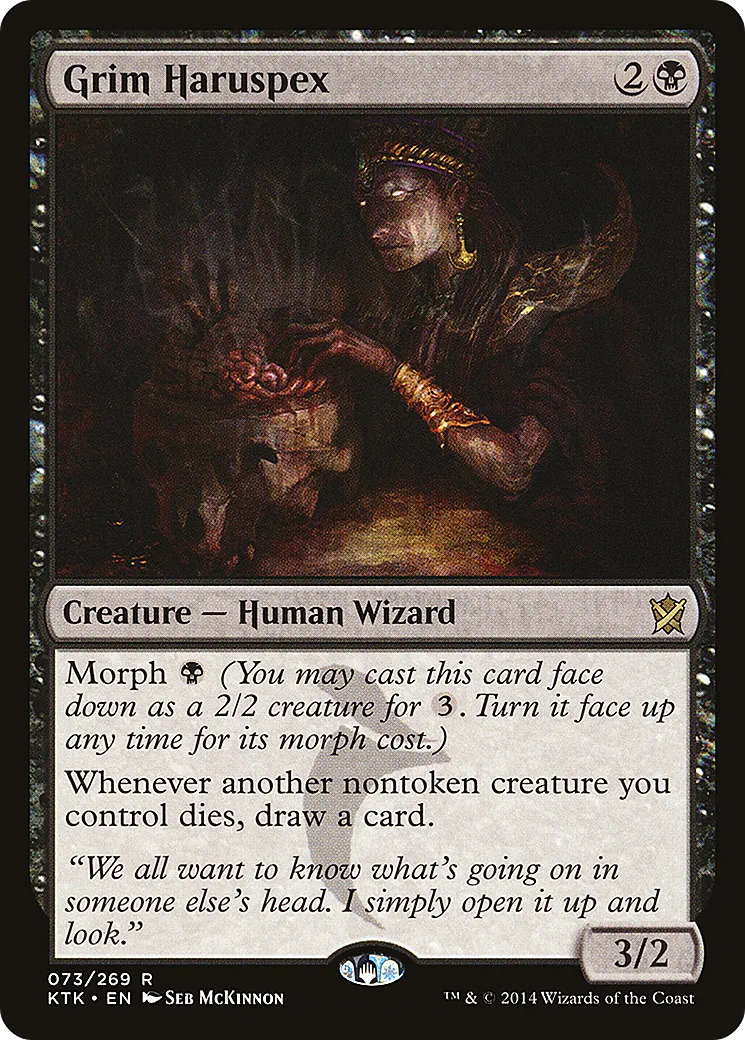 Grim Haruspex — Khans of Tarkir — Magic: The Gathering