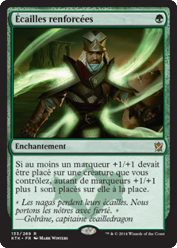 Écailles renforcées — Khans of Tarkir — Magic: The Gathering