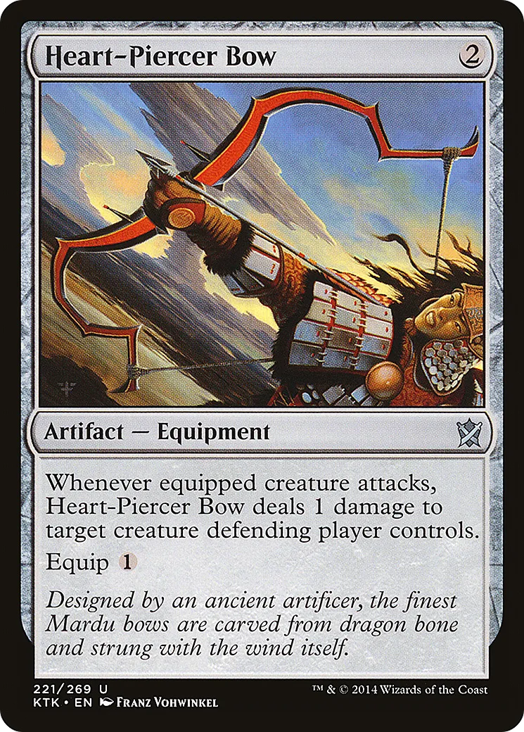 Heart-Piercer Bow from Khans of Tarkir - Magic: The Gathering