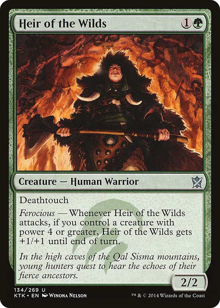 Heir of the Wilds — Khans of Tarkir — Magic: The Gathering