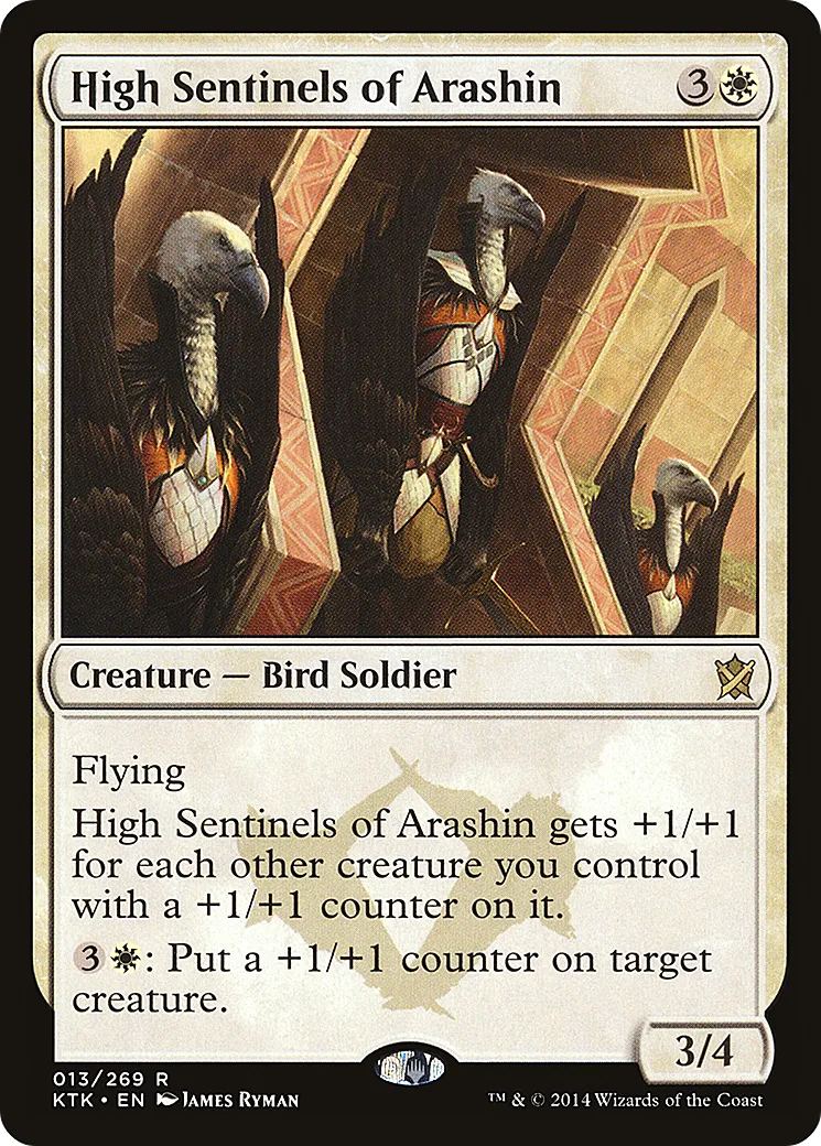 High Sentinels of Arashin — Khans of Tarkir — Magic: The Gathering