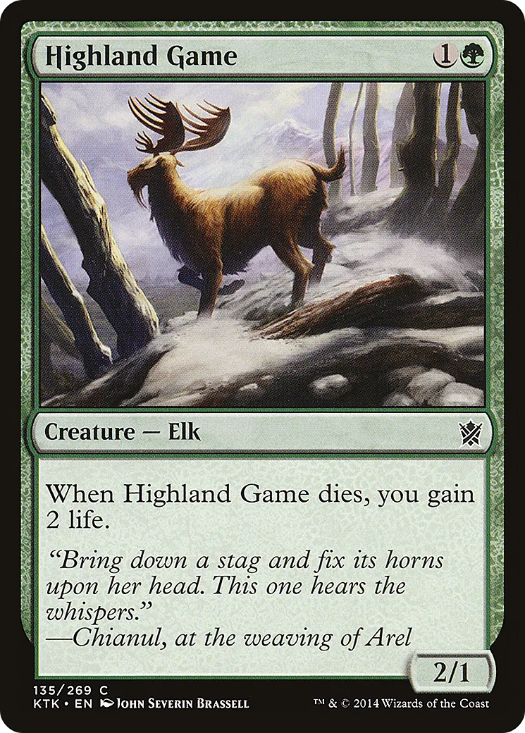 Highland Game — Khans of Tarkir — Magic: The Gathering