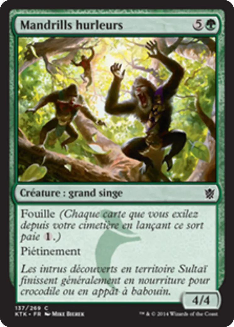 Mandrills hurleurs — Khans of Tarkir — Magic: The Gathering