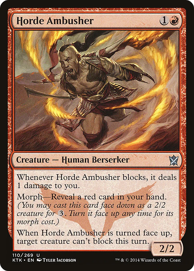Embusqueur de la horde — Khans of Tarkir — Magic: The Gathering