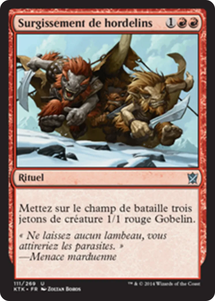 Surgissement de hordelins — Khans of Tarkir — Magic: The Gathering