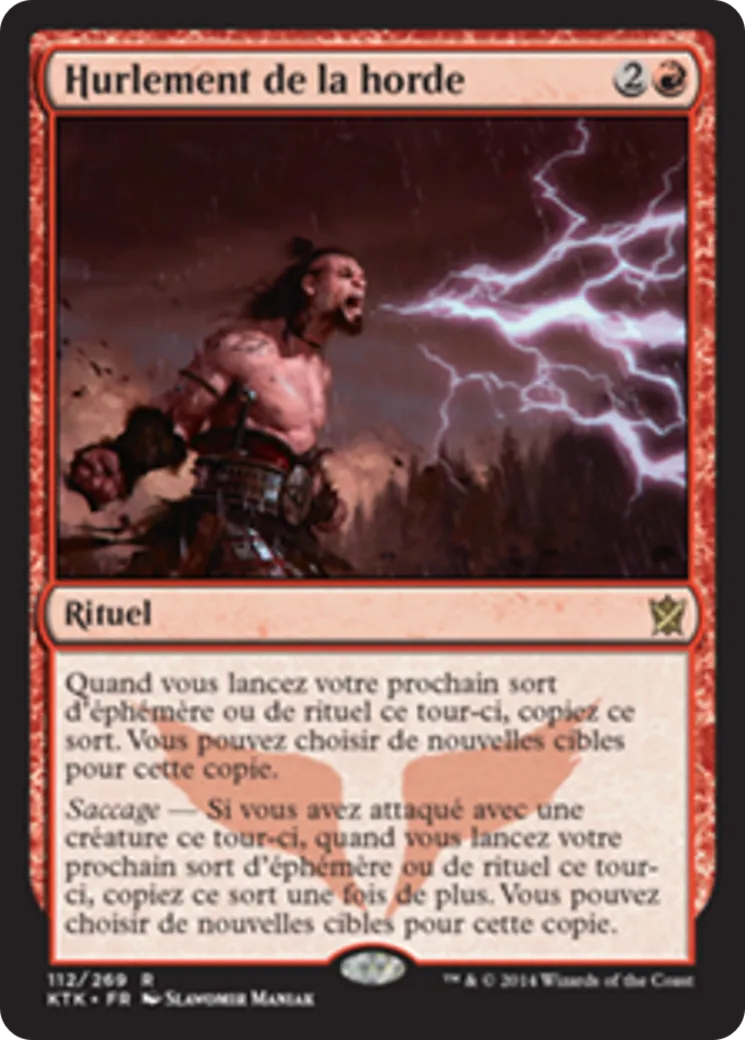 Hurlement de la horde — Khans of Tarkir — Magic: The Gathering